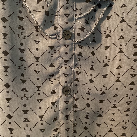 Grey blouse- size S - Picture 3 of 3